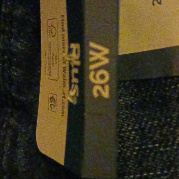 TERRA & SKY PLUS SIZE CORE SKINNY JEANS DARK BLUE WASH - Picture 14 of 15